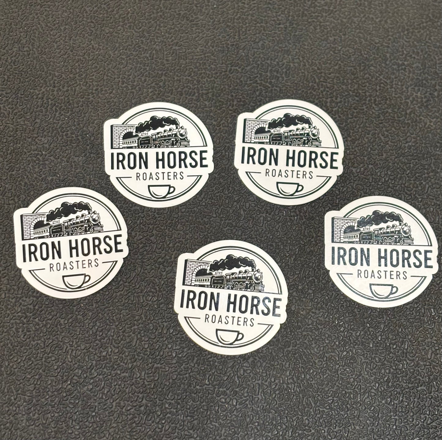 pack of 5 iron horse sitckers