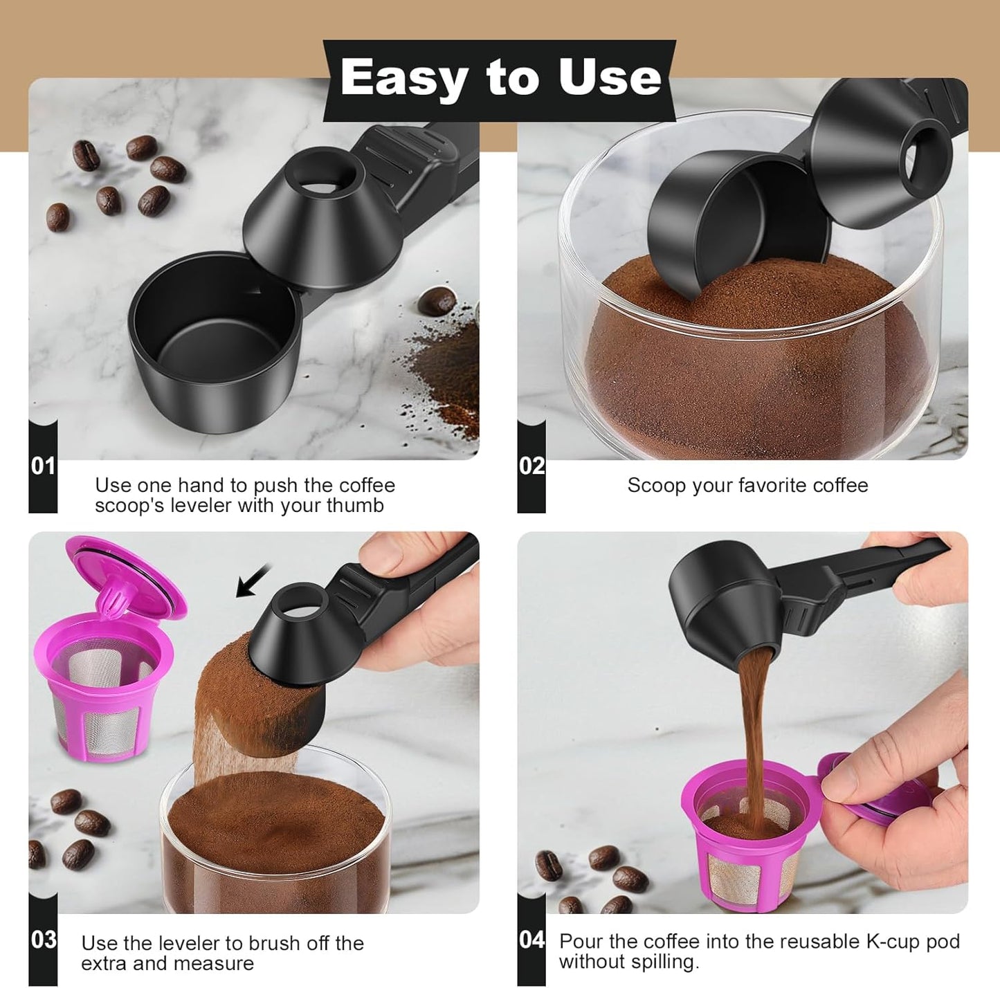 Coffee Scoop & Funnel